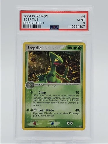 SCEPTILE 2004 POKEMON POP SERIES 1 RARE 4/17 PSA 9 Q7128