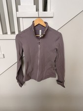 Lululemon Define Jacket Womens Size 4 Dusty Mauve Purple Full Zip Slim Fit