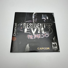 Resident Evil 3 Nemesis Sega Dreamcast CIB Great Condition! Tested