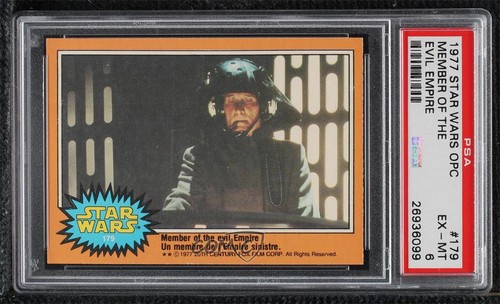 1977 OPC Star Wars #179 Member of the evil Empire — PSA 6