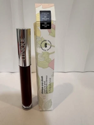 Clinique Pop Plush Creamy Lip Gloss In Black Honey Pop 3.4ml Full Size - Image 1 of 4