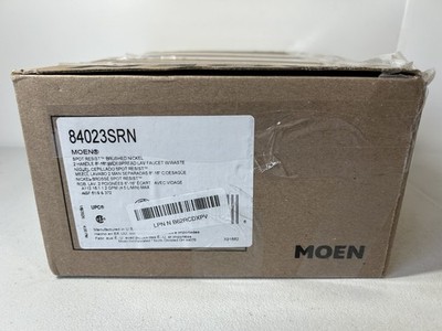 Moen Ronan 84023SRN Spot Resist Brushed Nickel 2-Handle Widespread Modern Faucet