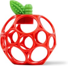 Bright Starts Oball Red Apple Teether Toy, Un...