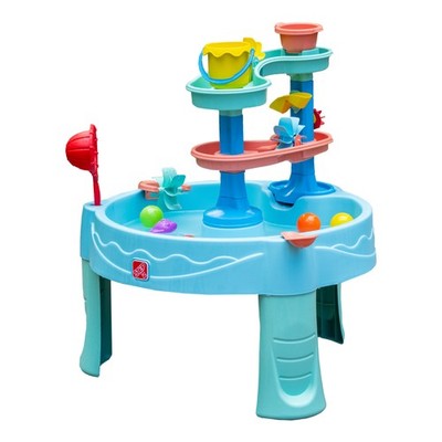 Step2 Double Spin & Showers Wasserspieltisch mit 22-teiligem Zubehörset
