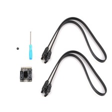 M2 to SATA 3.0 PCI-E3.0 Card Key A E WiFi M.2 to Dual Port SATA Adapter Card;