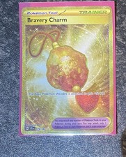 Pokémon Card TCG - Bravery Charm 175/142 - Stellar Crown Hyper Rare 