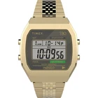 VINTAGE TIMEX T80 TW2V74300 Gold Gold Digital Steel Bracelet Watch