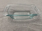 Vintage Pyrex C213 Clear Loaf Pan with Handles 1.5 Qt / 1.4L