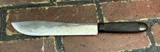 Vintage Cattaraugus Cutlery Chef Knife Stainless Steel Fixed Blade Butcher USA