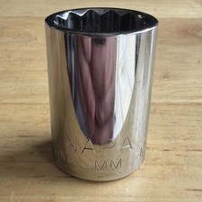 Napa Tools 19mm Shallow Socket 12 Drive 12 Point Nt1219m Made In Usa