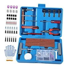 Tire Repair Kit,Heavy Duty Tire Plug Kit,with Universal Tire Patch Kit 117pcs