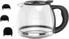 Replacement Coffee Pot Compatible for KitchenAid Maker KCM1209 Clear 