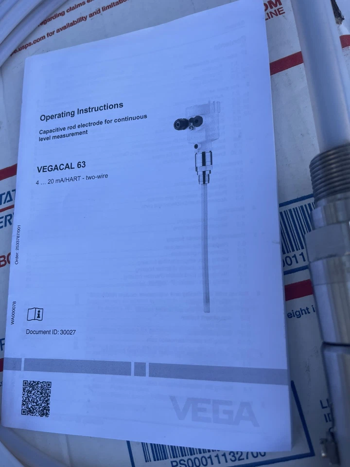 VEGA VEGACAL 63 CL63.XXFNAHCNAX Level Transmitter, New, Warranty - Image 2 of 4