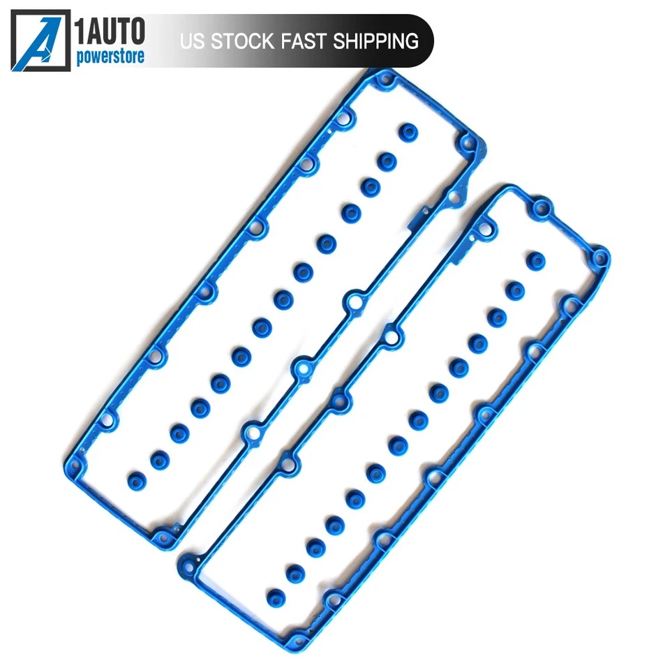 Valve Cover Gasket Set For 1997-2012 Ford E-350 Super Duty Excursion F-250 6.8L Foto 3 de 4