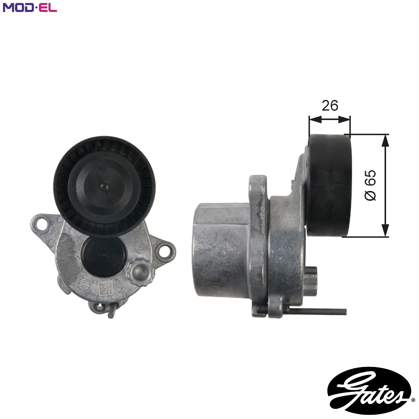 2x ✅Fits GATES T39165 BELT TENSIONER V-RIBBED BELT ⭐UK Seller⭐ - Image 30