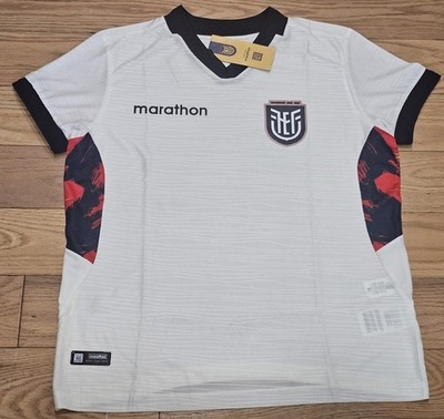 New Women's White V-Neck Ecuador National Soccer Team Jersey World Cup 2026