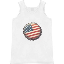 'United States Bottle Cap' Adult Vest / Tank Top AV065632