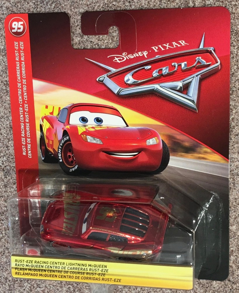 DISNEY PIXAR CARS RUST-EZE RACING CENTER LIGHTNING MCQUEEN Mattel DXV45