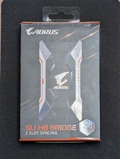 GIGABYTE AORUS SLI HB bridge RGB 2 Slot PCI-E Spacing Supports Dual Link SLI HB