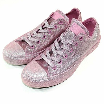 converse pink glitter shoes