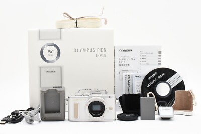 [Only 3162 shots] Olympus PEN E-PL8 16.1MP Digital Camera White From Japan