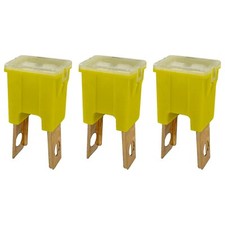 60A Straight Male Fuse Cartridge FLM PAL Auto Link for Car Truck RV SUV - 3 pk