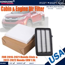Cabin Engine Air Filter Fit 2016-2021 Honda Civic 2017-2022 Honda Crv 1.5l Cabin Engine Air Filter Fit 2016-2021 Honda Civic 2017-2022 Honda Crv 1.5l