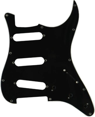 Stagg SP-PKEL-STBK Schlagplatte für S-Typ E-Gitarre, schwarz