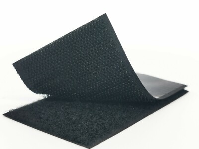 Klettverschluss extra stark selbstklebend schwarz o. weiß  50mm x 200mm 6 Stück