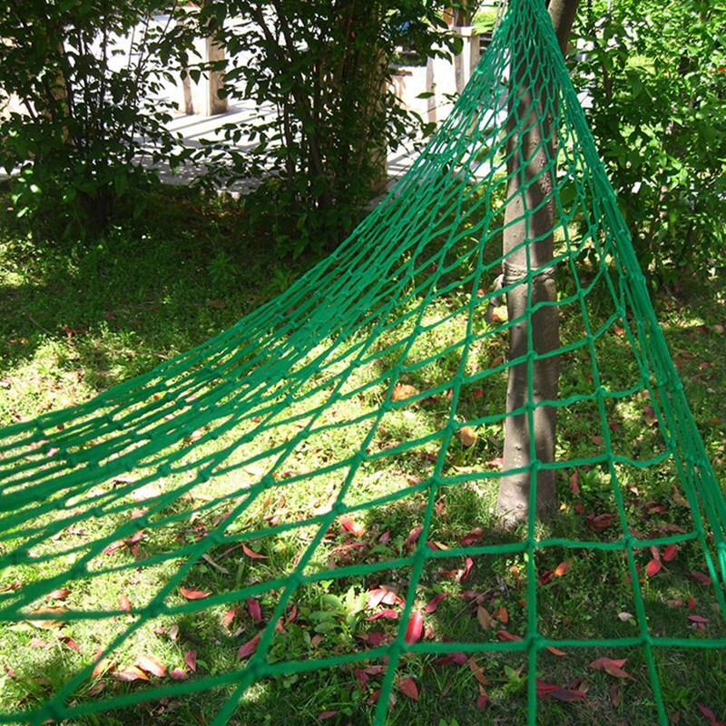 1Set Thick Mesh Camping Hammock Nylon Rope Hammock Mesh Hammock ...