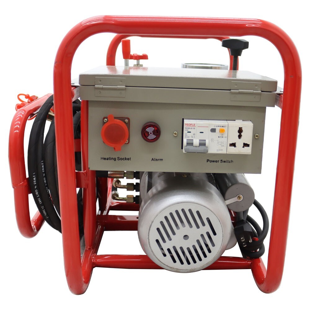 110V 4-Clamp Hydraulic Hand Pipeline Fusion Welding PE PPR PVDF 3.54-9.84" Dia.