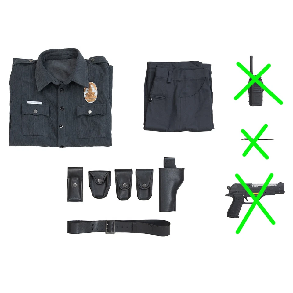 Mortal Kombat 1 The T-1000 Cosplay Disfraz Juego T1000 Uniforme Foto 4 de 4