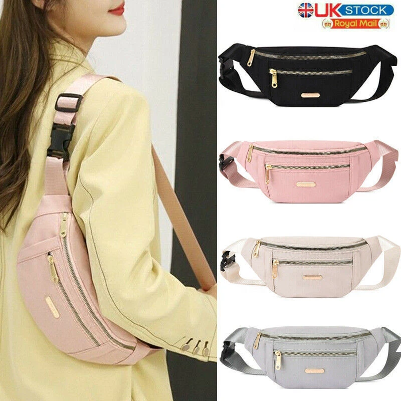 Women Ladies Bum Bag Waist Fanny Pack Travel Holiday Wallet Money Bumbag Gift UK