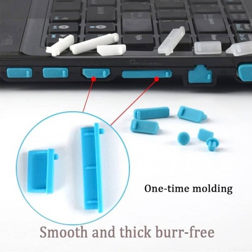 16Pcs Universal Dustproof Notebook Port Plug Silicone Protector Elastic Stopper - Photo 4/20