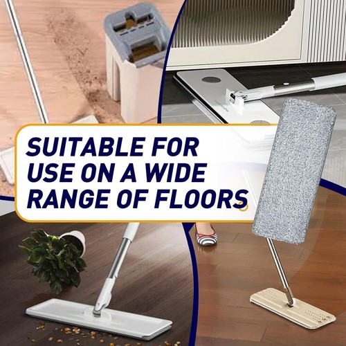 10PCS Mop Replacement Pads Compatible with JOYMOOP Flat - 13''×4.9"Washable - Picture 6 of 7
