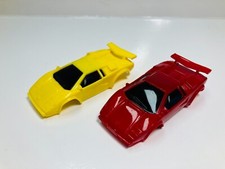 Tyco 440-X2  RED  YELLOW LAMBORGHINI Body's  New old Stock  19.99 SALE