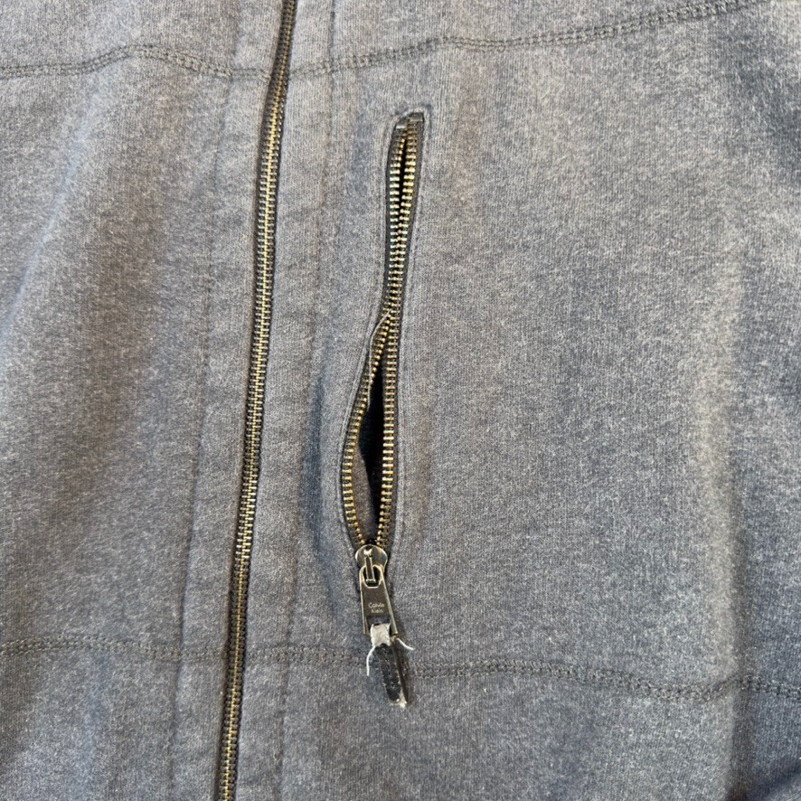 Calvin Klein Jacket Coat Soft Shell Mens XL Full Zip Soft Coat Black w/Pockets