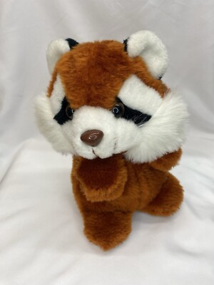 Rare Vintage Commonwealth Red Panda Plush 8  Red Raccoon