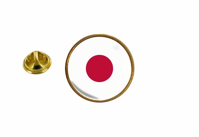spilla pin pin's spille spilletta bandiera rotondo coccarda giappone