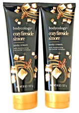 Bodycology Cozy Fireside S'more Body Cream w/Rich Butter Complex 8 oz Lot of 2