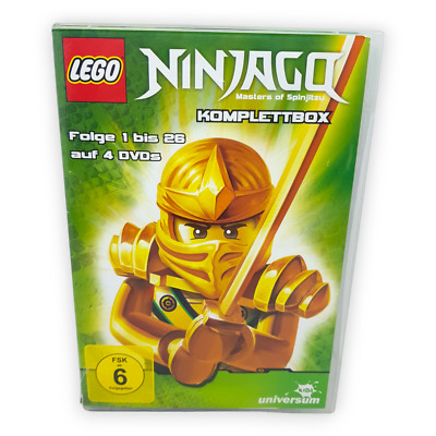 Lego Ninjago Komplettbox Folge 1 bis 26 Masters of Spinjitzu Universum 4 DVDs