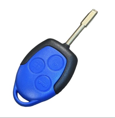 NEU BLAU 3 TASTEN FERNBEDIENUNG SCHLÜSSELANHÄNGER, für Ford Transit MK7 UK VERKÄUFER KOSTENLOS 1. KLASSE