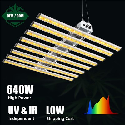  640W Spider Bar Samsung LED Grow Light for Indoor Plants Hydroponics Grow Lamp
