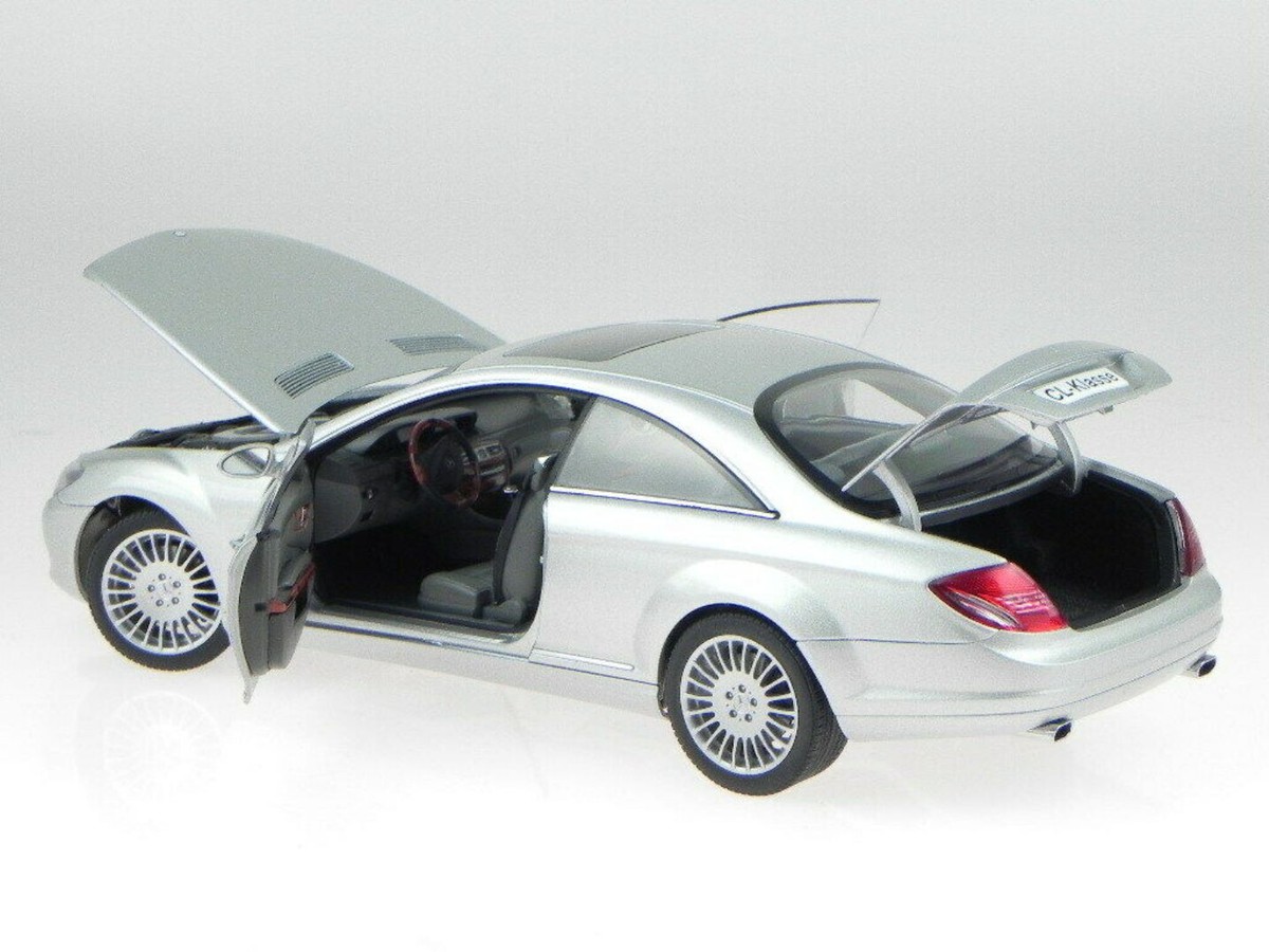 【美品】1/18 Autoart MB CL-Klasse シルバー ミニカー Mercedes Benz Cl Class Coupe Silver 2006 C216 Autoart 76164