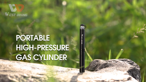 WEST BIKING Mini Bike Bicycle Pump Aluminum Alloy Ball Pump Tire Inflator 160PSI - Video 1 of 1
