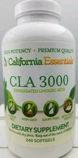 CLA 3000mg -CONJUGATED LINOLEIC ACID-240 SOFTGELS-MUSCLE-IMMUNITY-WEIGHT MANAGE