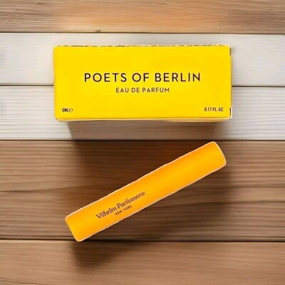 Vilhelm Parfumerie POETS OF BERLIN Eau De Parfum EDP Travel Spray 0.17oz 5ml NIB