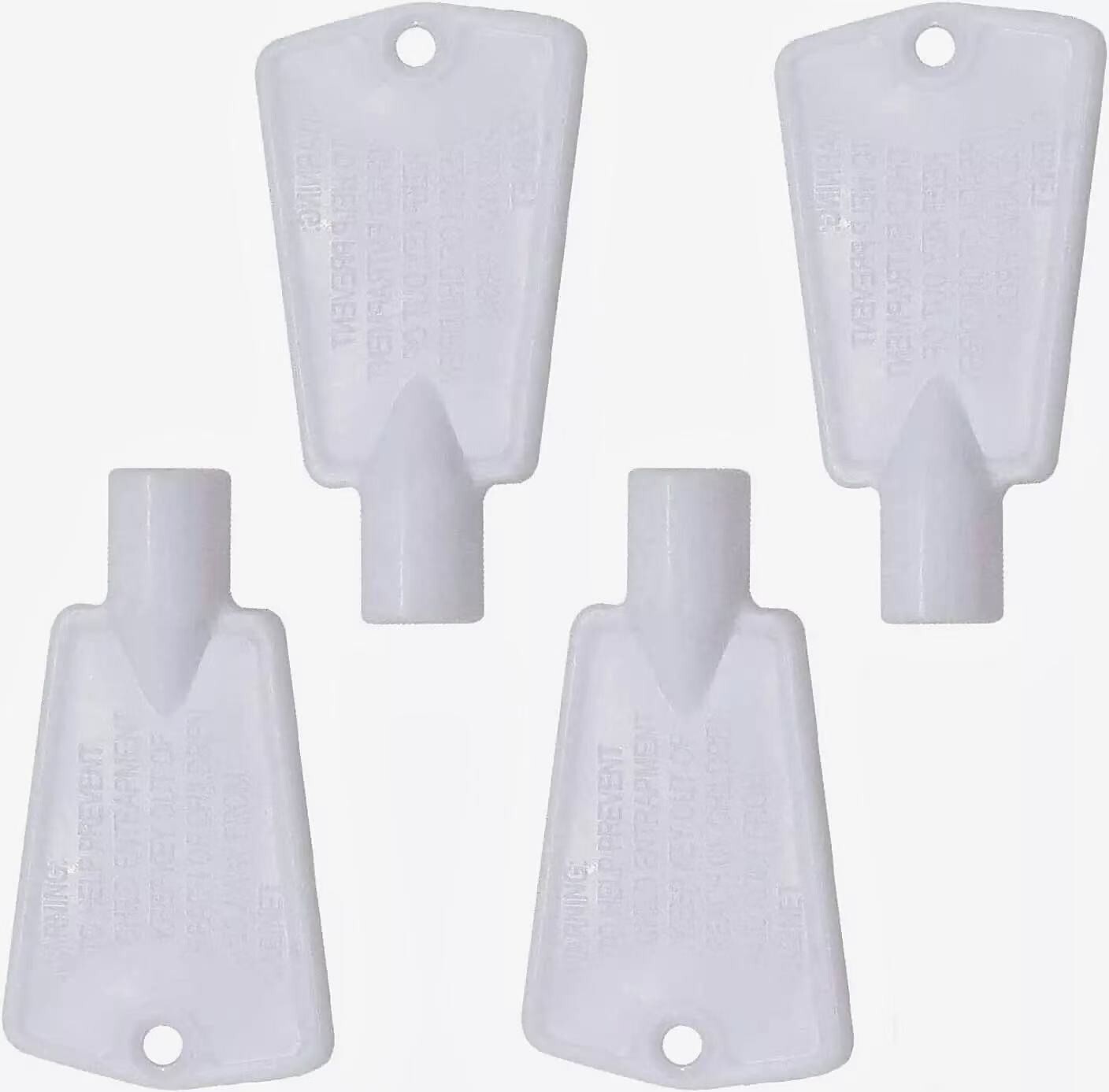 4 Pack Freezer Door Key 297147700 Replacement for Kenmore AP4301346 PS1991481