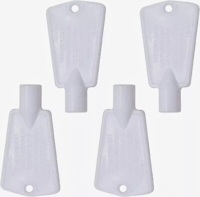 4 Pack Freezer Door Key 297147700 Replacement for Kenmore AP4301346 PS1991481