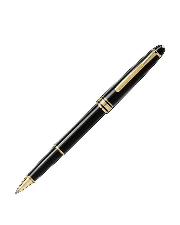 Nuevo Montblanc Meisterstuck. Bolígrafo Dorado con Estuche de Cuero Venta Año Nuevo Foto 2 de 4